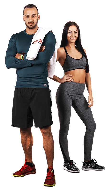 Coach sportif en action